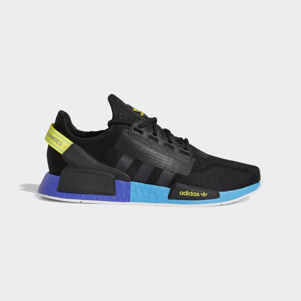 Originals Adidas NMD_R1 V2 Barbati Romania - Negrii/Gri Inchis/Galbeni FX4147